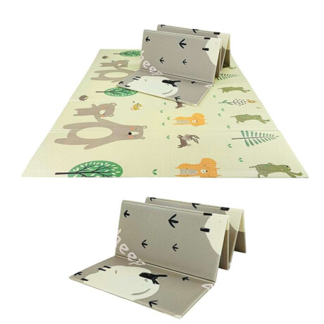 Alfombra Infantil Plegable Y Reversible Antideslizante D