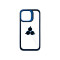 Case Transparente con Borde de Color y Protector de Lente Iphone 15 Pro Blue