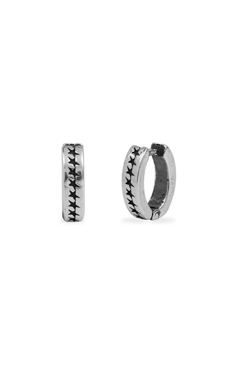 Icon Link Earring Plata