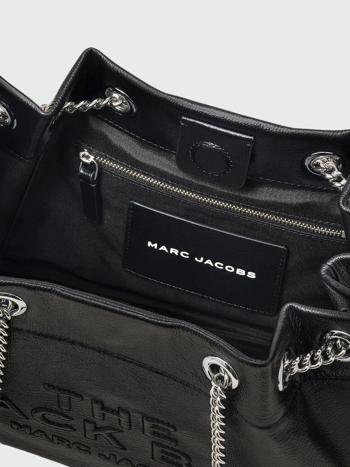 THE SMALL CHAIN SACK BAG Negro