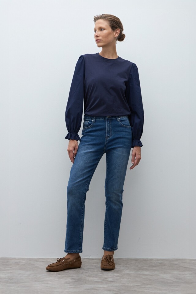 Jean slim Ella jean medio