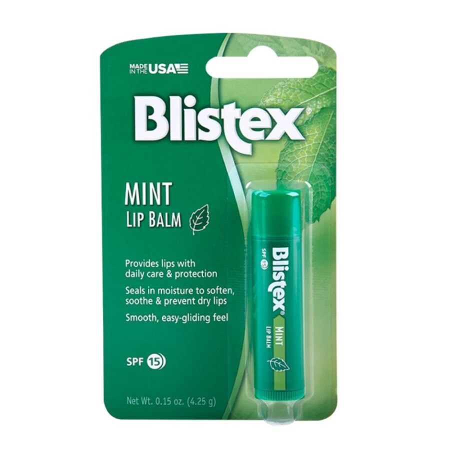 Bálsamo Labial de Menta Medicated FPS 15 - Blistex Bálsamo Labial de Menta Medicated FPS 15 - Blistex