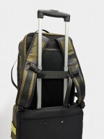 Mochila De Cabina De Nylon Estampado Floral caqui