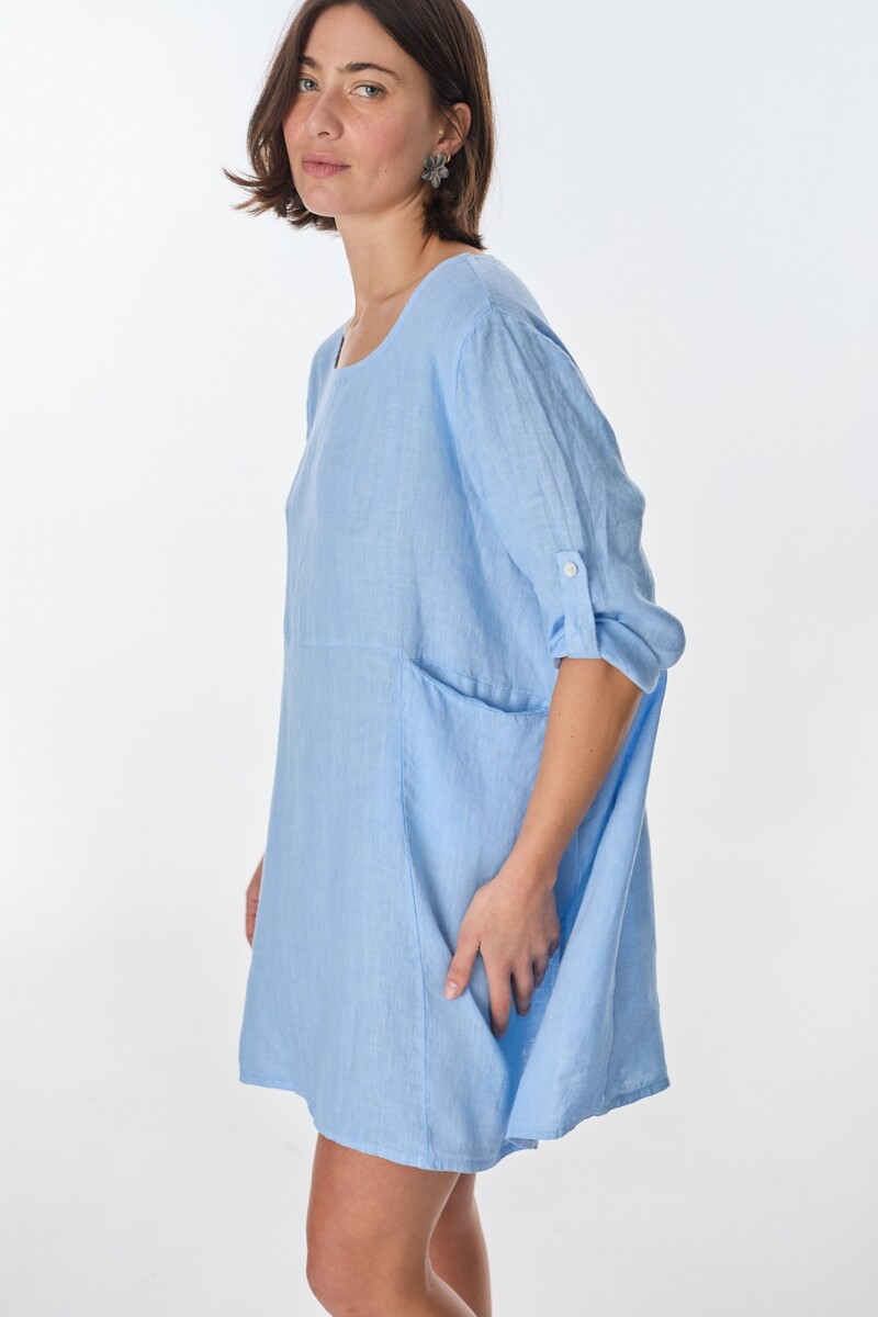 Vestido New Cocota Celeste