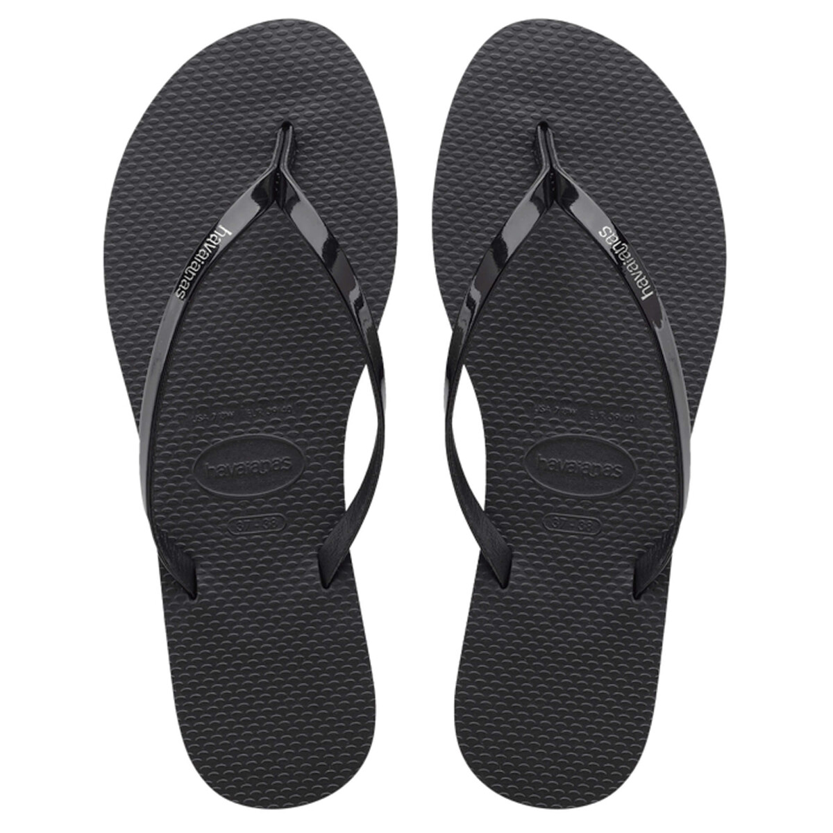 Sandalias de Mujer Havaianas You Metalic - Negro 