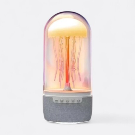 Lámpara Veladora Medusa Con Parlante Lámpara Veladora Medusa Con Parlante