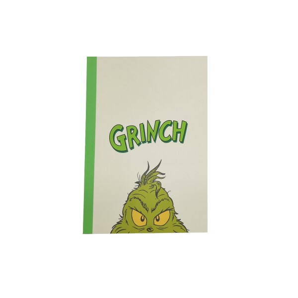 Cuaderno A5 Grinch blanco