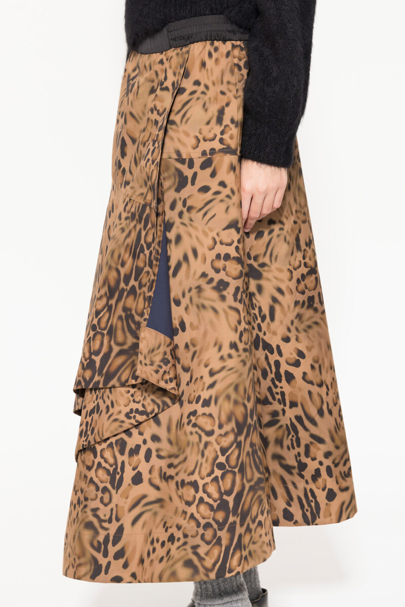 POLLERA ANIMAL Leopardo