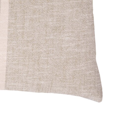 ALMOHADÓN PEDRAZA 40*60 LINO-Y-ALGODON BEIGE/VERDE