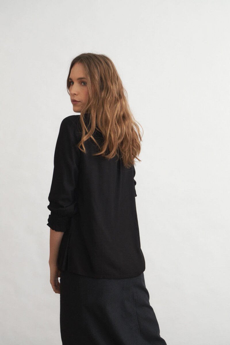 Camisa Vasca Negra