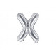 Letra Inflable Plateada X