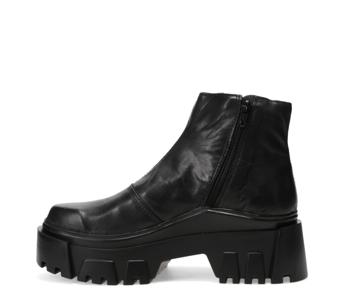 Botas de Mujer Miss Carol NING de cuero con elástico Negro