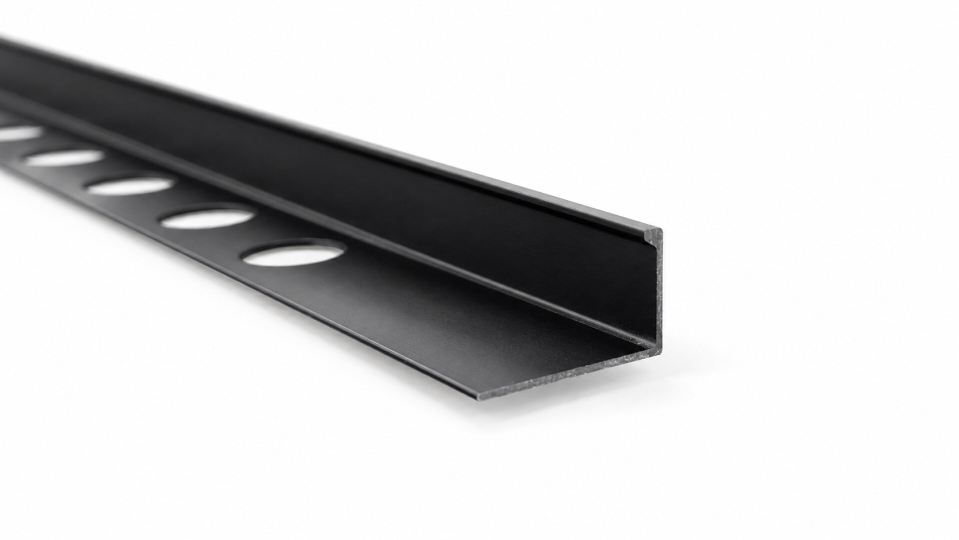 Varilla en L Negro Mate 11mm x 2.5mts 