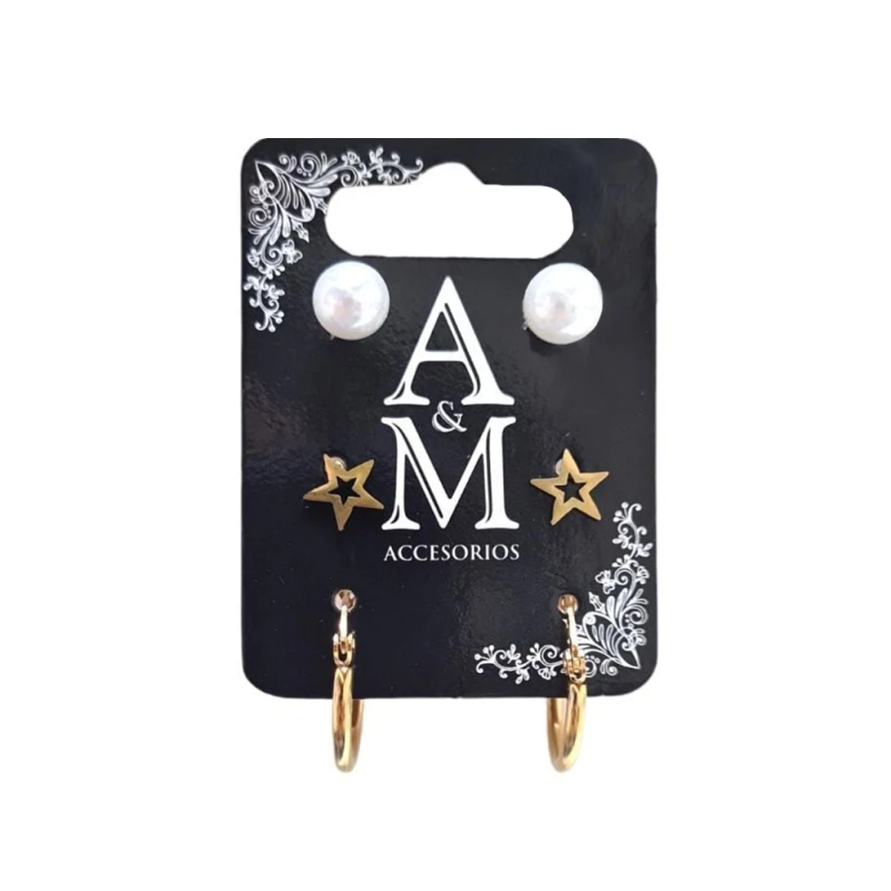 A&M BIJOUTERIE AROS X 3 90500 BLISTER