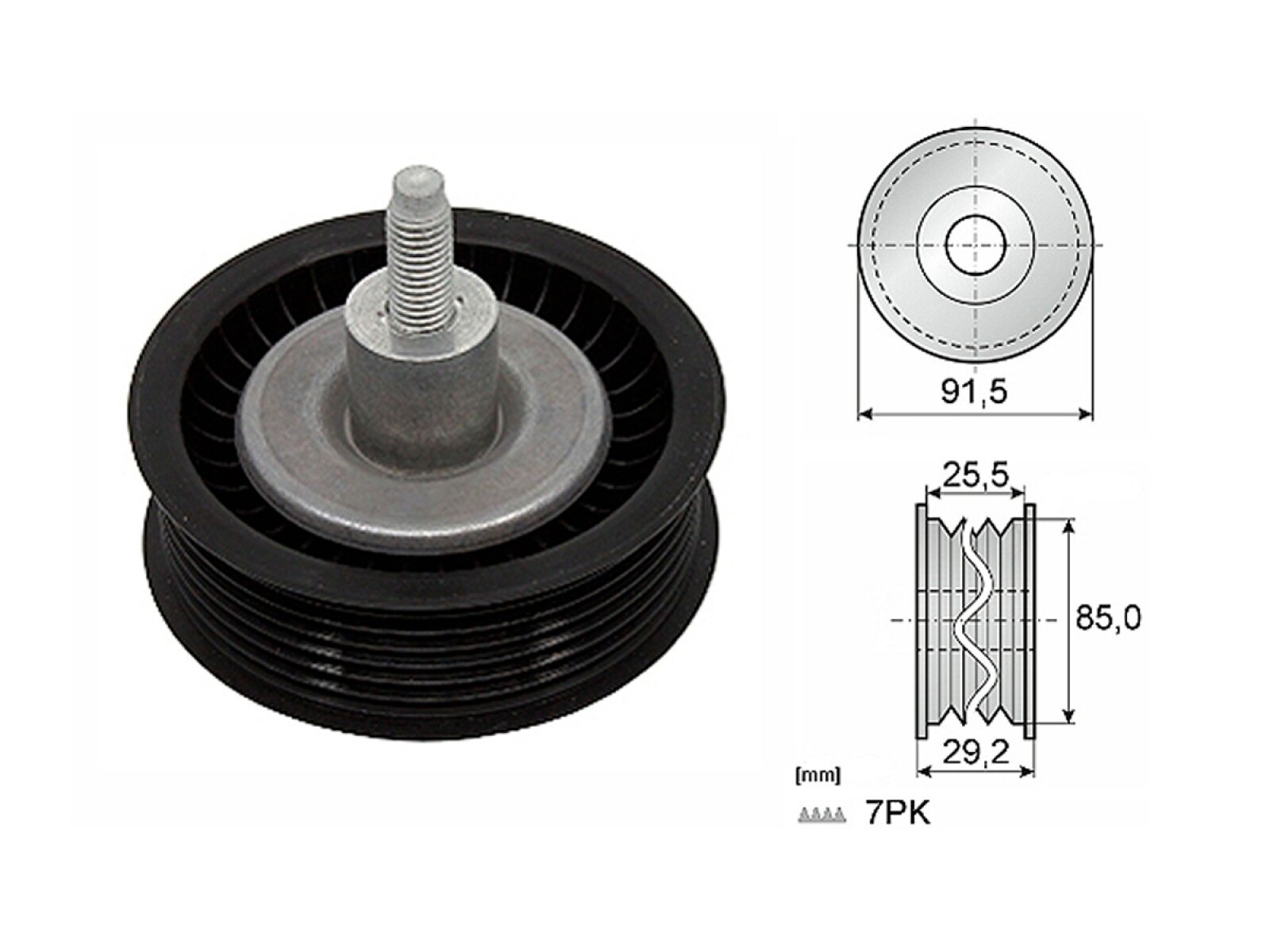 Tensor Guia Correa Ford Ranger 4X2/Ranger 4X4 Mazda Bt50/Bt50 4X4 12-25 