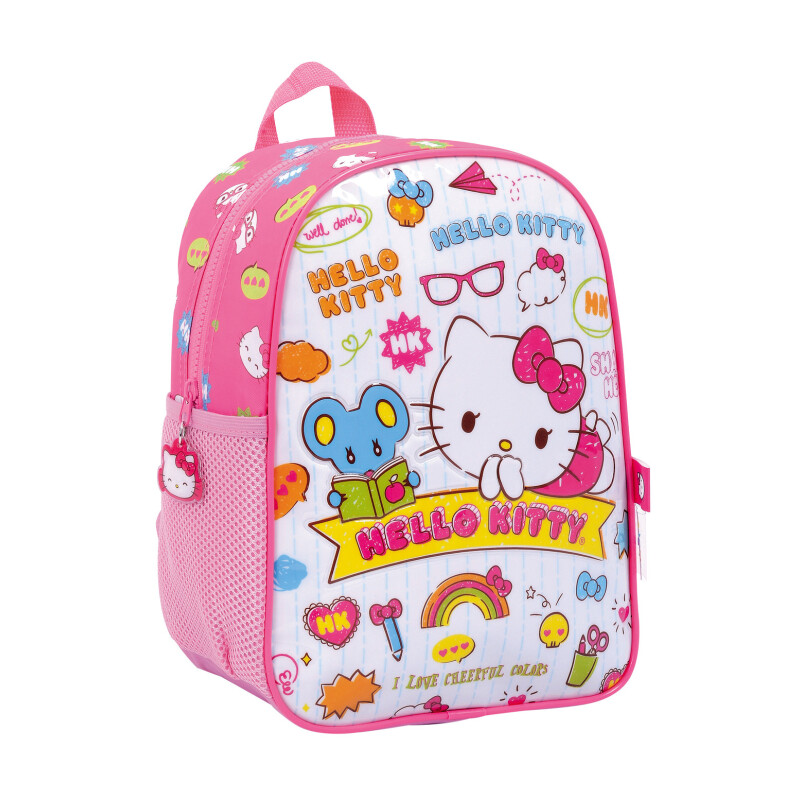 Mochila Hello Kitty Mini Rosado - Blanco