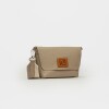 Mini bag Nina en cuero graneado Taupe