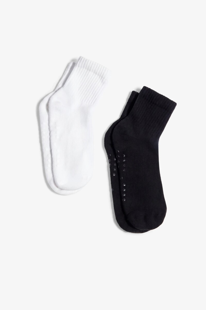 PACK X2 MEDIAS CORTAS AIRY Multicolor