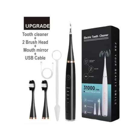 ESCALADOR DENTAL LIMPIADOR DE SARRO RECARGABLE USB NEGRO