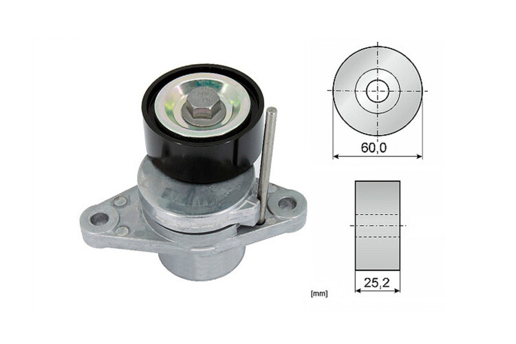 Tensor De La Correa Renault Sandero/Duster/Logan/Oroch/Stepway 10-25 Tensor De La Correa Renault Sandero/Duster/Logan/Oroch/Stepway 10-25