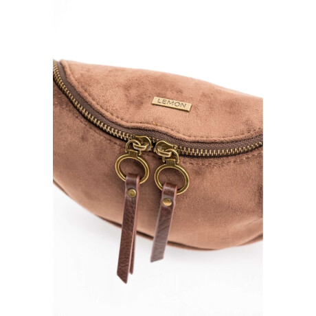 Cartera Gamuza Vegana Chocolate