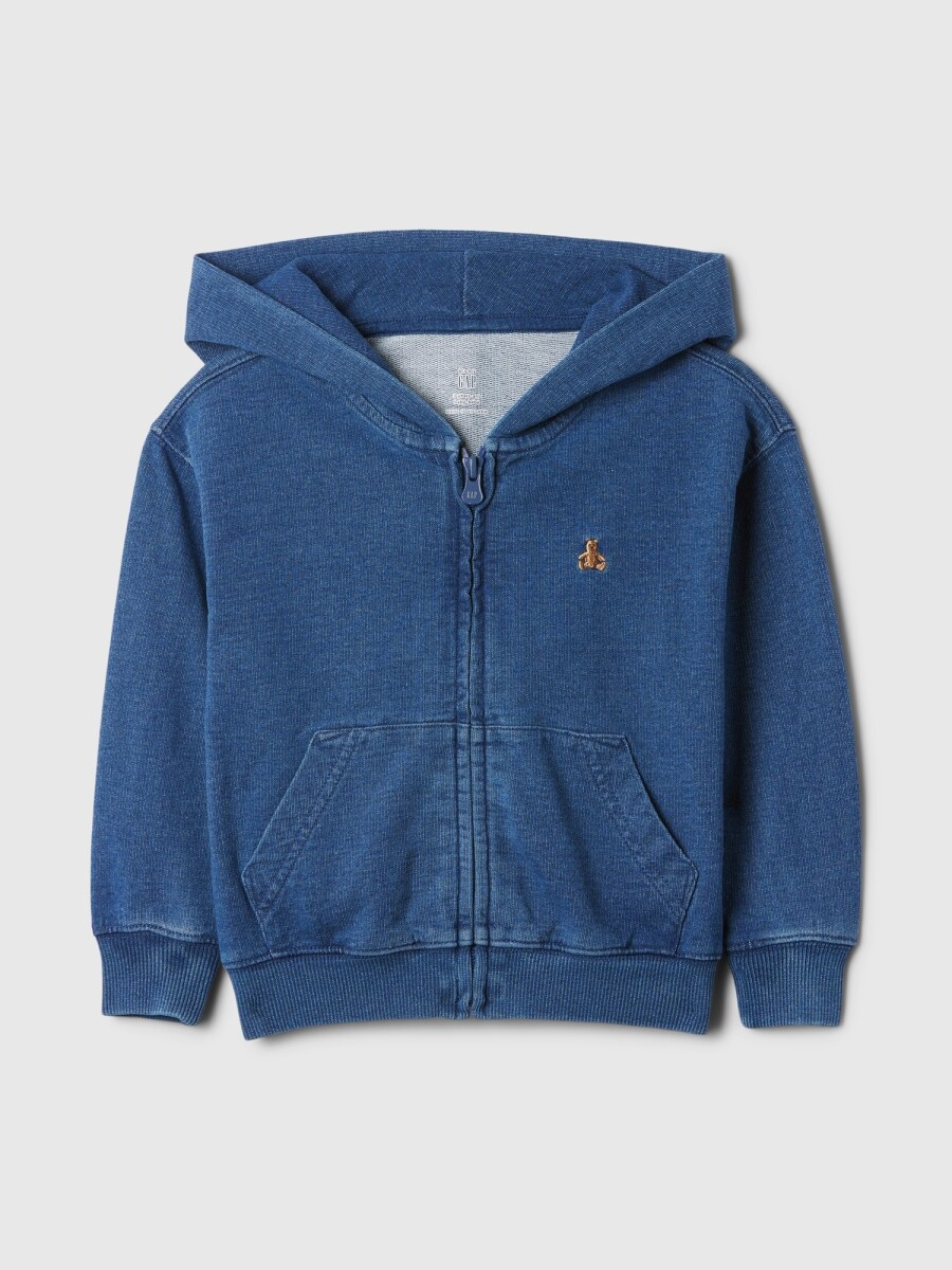 Canguro Con Cierre Sin Felpa Toddler Niño - Medium Indigo 