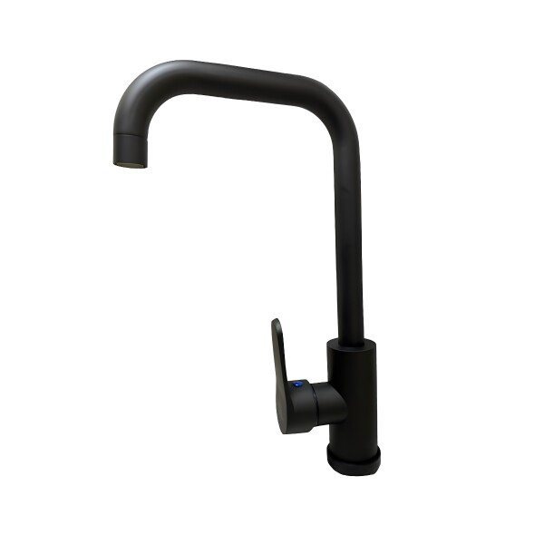 MONOCOMANDO COCINA MESA PICO U NEGRO WICO Monocomando Cocina Mesa Pico U Negro Wico