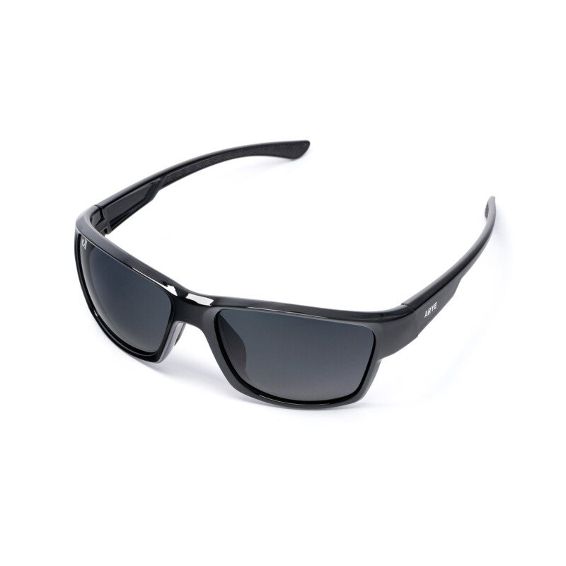 Lentes De Sol Arye Polarizados Con Armazón Brillante Para Protección Visual UV Ahumado