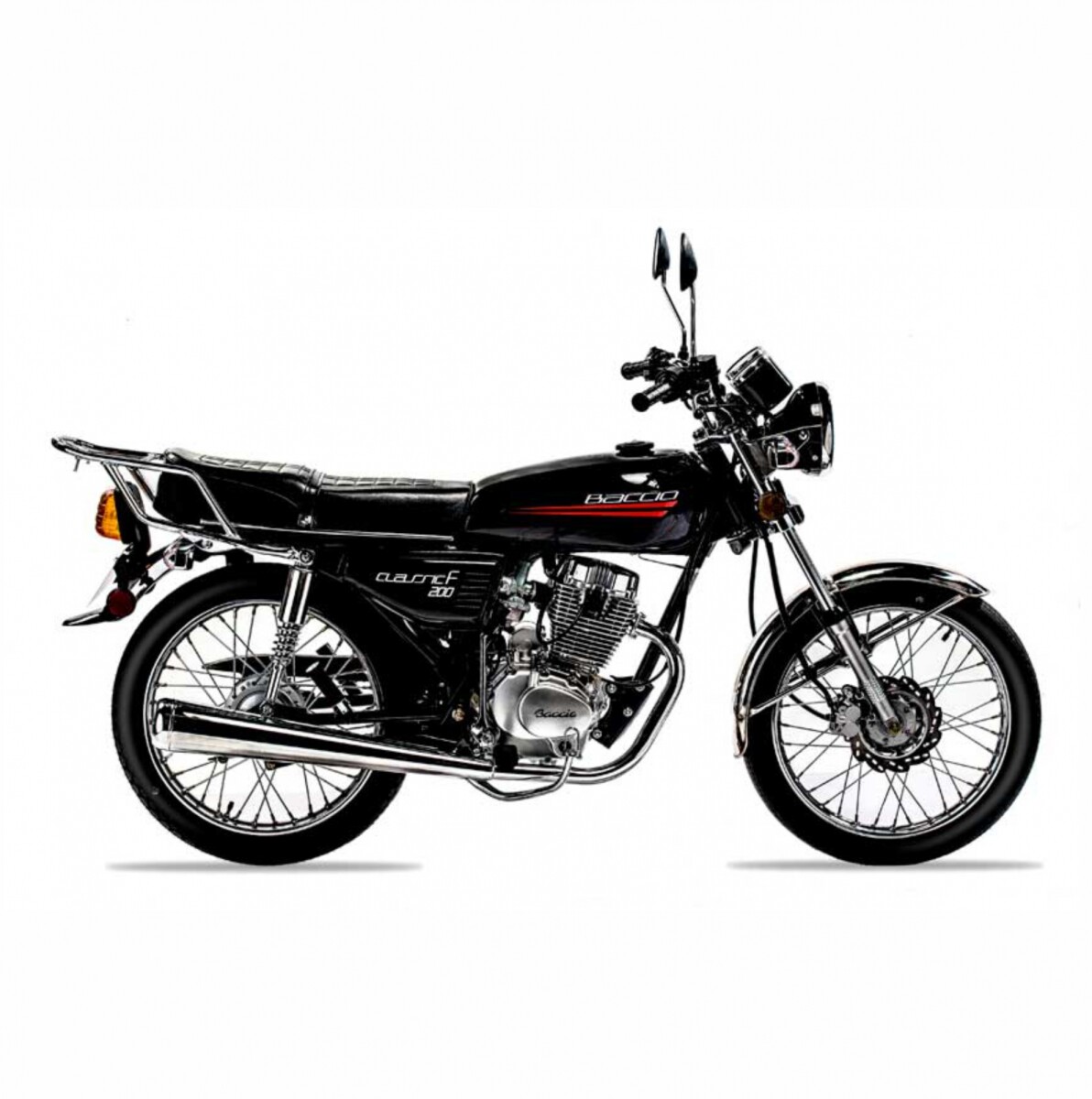 MOTO BACCIO CLASSIC F200 - NEGRO 