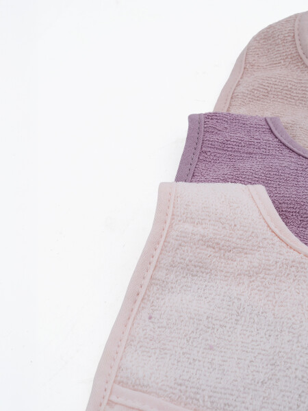 BABERO PACK X 3 LILA