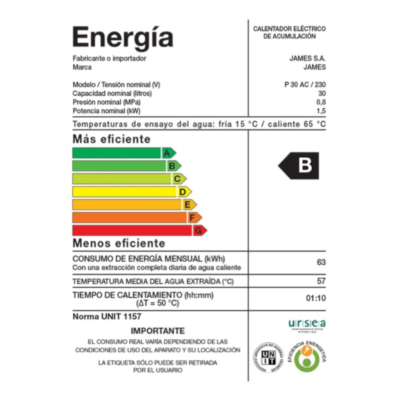Calefón Termotanque CILÍNDRICO 30 LITROS Calefón Termotanque CILÍNDRICO 30 LITROS