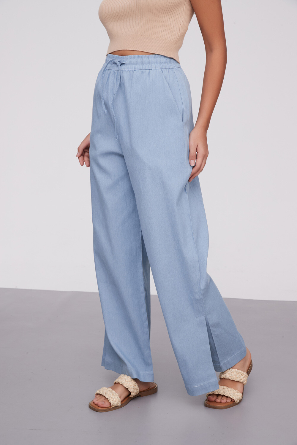 Pantalon Loriza Azul Claro