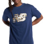 New Balance Relaxed Gear T-Shirt - Hombre Blue
