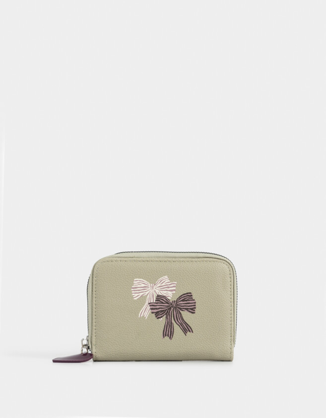 Billetera Billetera Estampada Verde - Verde Militar