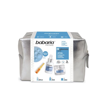 Set Babaria crema + serum + necessaire de regalo! Hialurónico