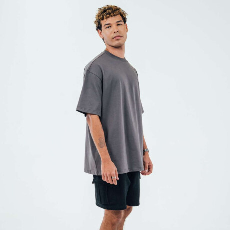 Remera KicksLab de Hombre Gris