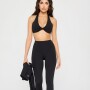 Top Pureluxe Plunge Low Impact Mujer Black