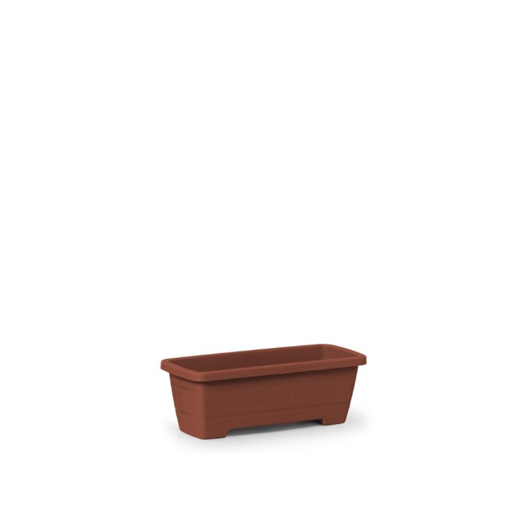 MACETA JARDINERA RECTANGULAR 3LTS TERRACOTA TERRACOTA