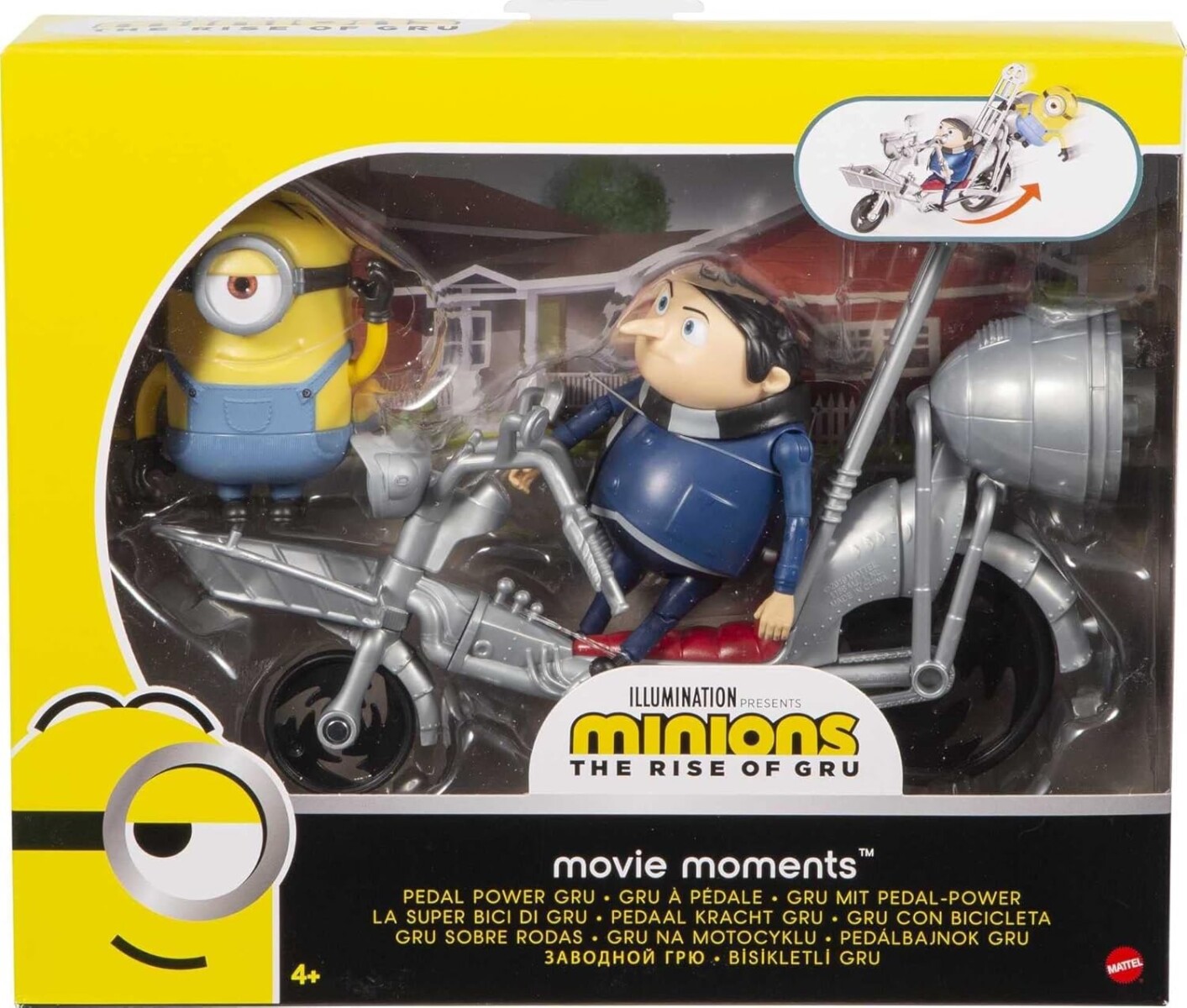 Minions The Rise Of Gru - Gru Con Bicicleta De Poder 