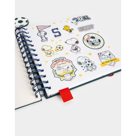 Cuaderno Calado Snoopy Azul Marino