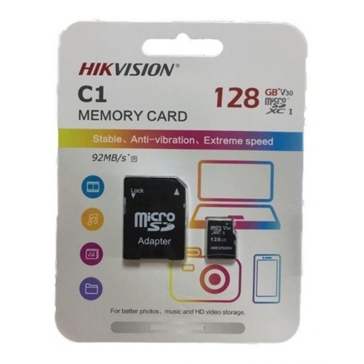 Tarjeta Memoria Micro Sd Hikvision Sdhc 128GB Class 10 - 001 