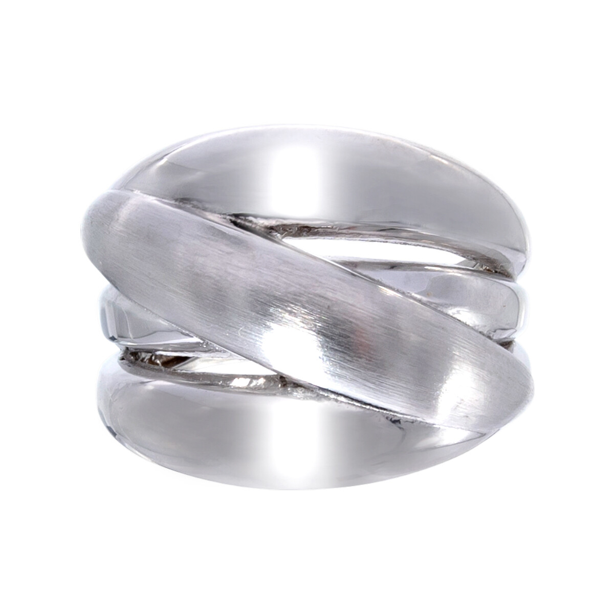 Anillo de Plata 925 rodinada. 