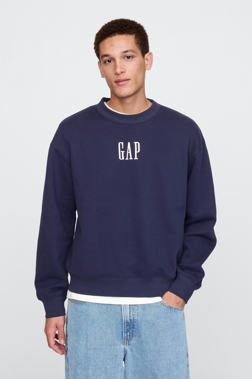 Buzo Deportivo Logo Gap Hombre Navy Uniform