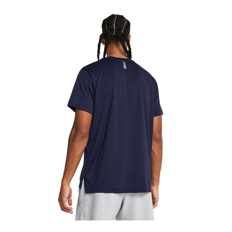 Remera Under Armour Launch de Hombre - 1382582-410 Marino-gris