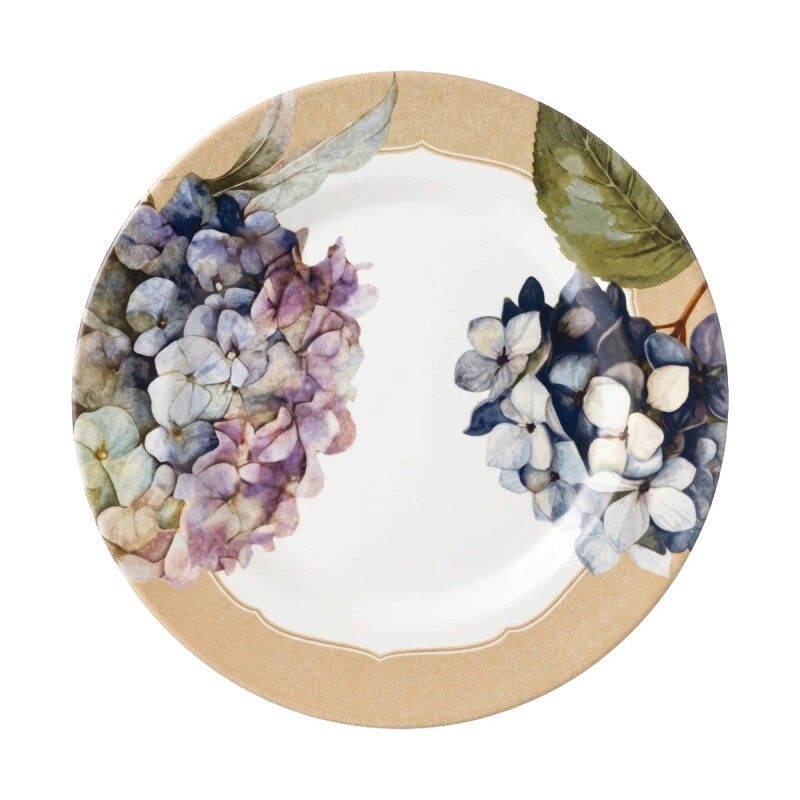 PLATO PLAYO DIS FLORES HORTENCIA 29CM Unica