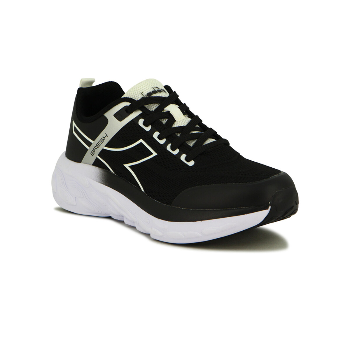 Diadora Bresh Calzado Running Hombre - Negro/blanco - Negro-blanco 