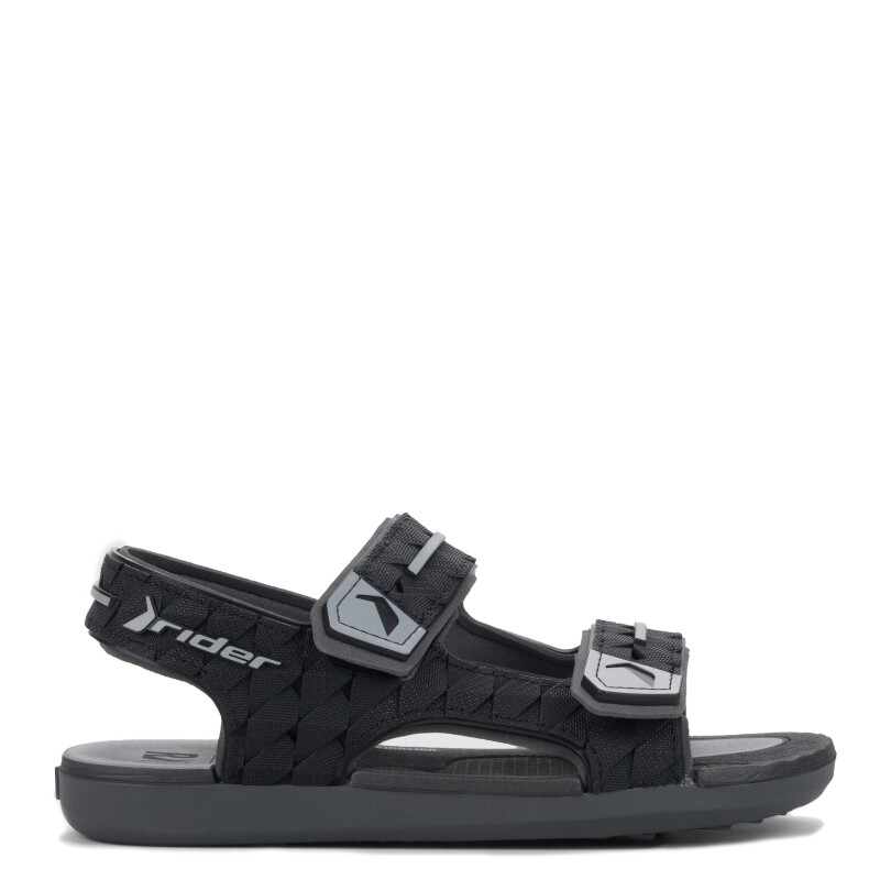 Sandalias Infantiles Rider Line Plus II Gris - Negro