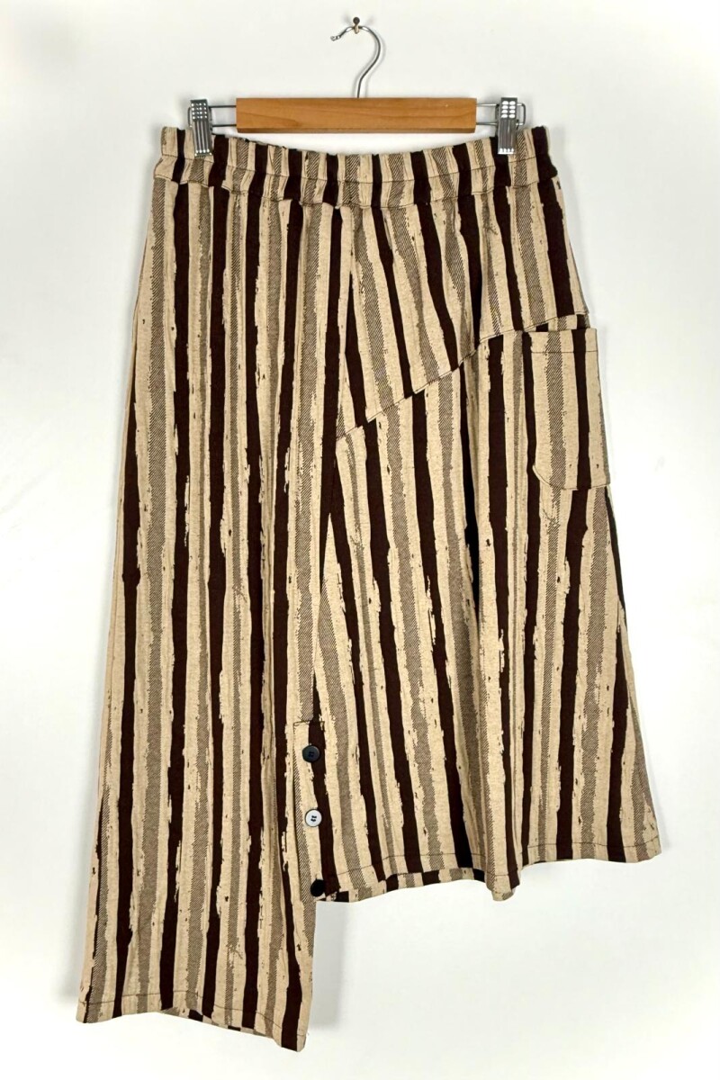 PANTALOBN ALGODON STAY - CHOCO/BEIGE 