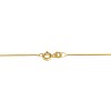 Cadena oro barbada fina-Oro bajo -Sin Piedra-CD8007 Sinpiedra