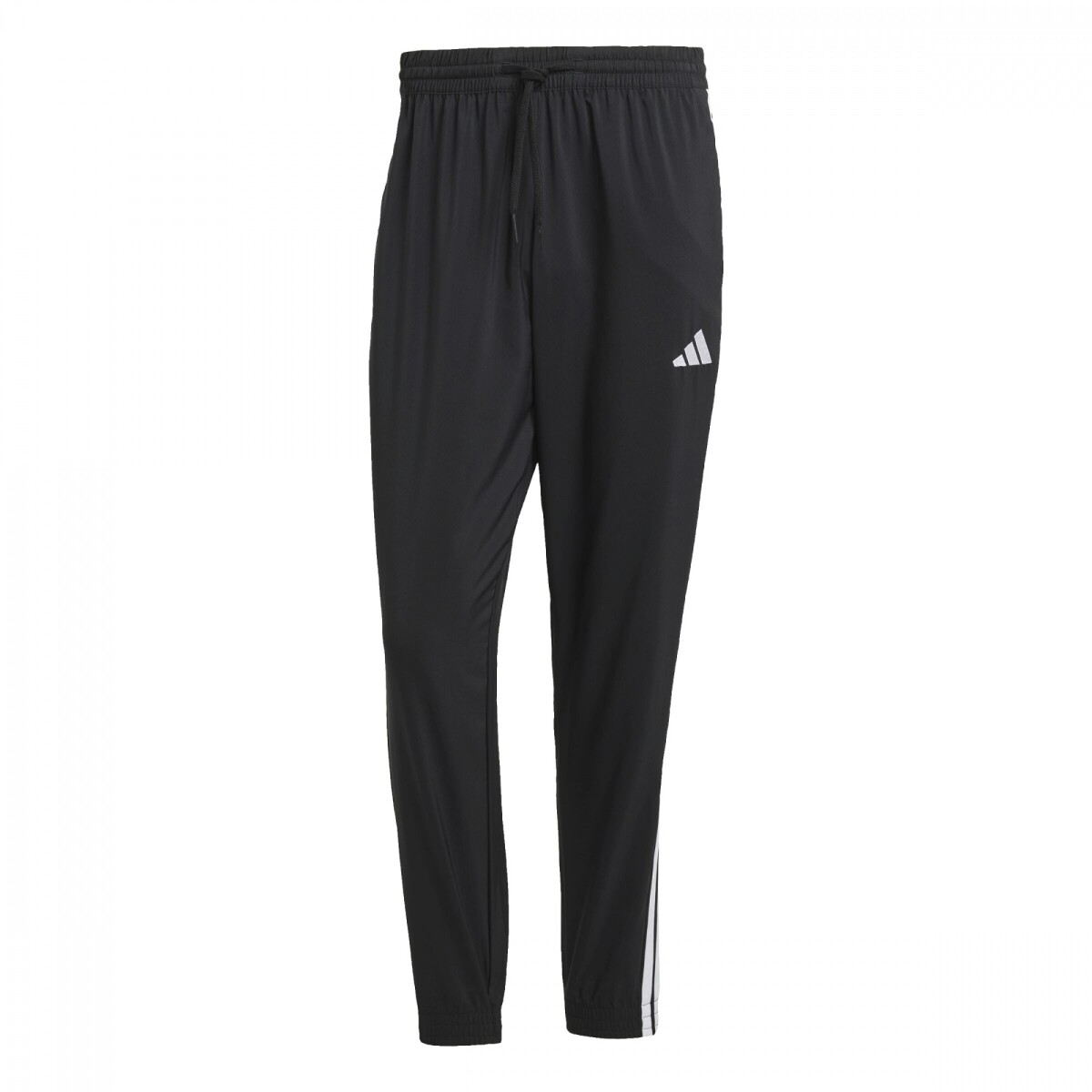 Pantalón Largo Essentials Woven 3 bandas de Hombre - Negro 